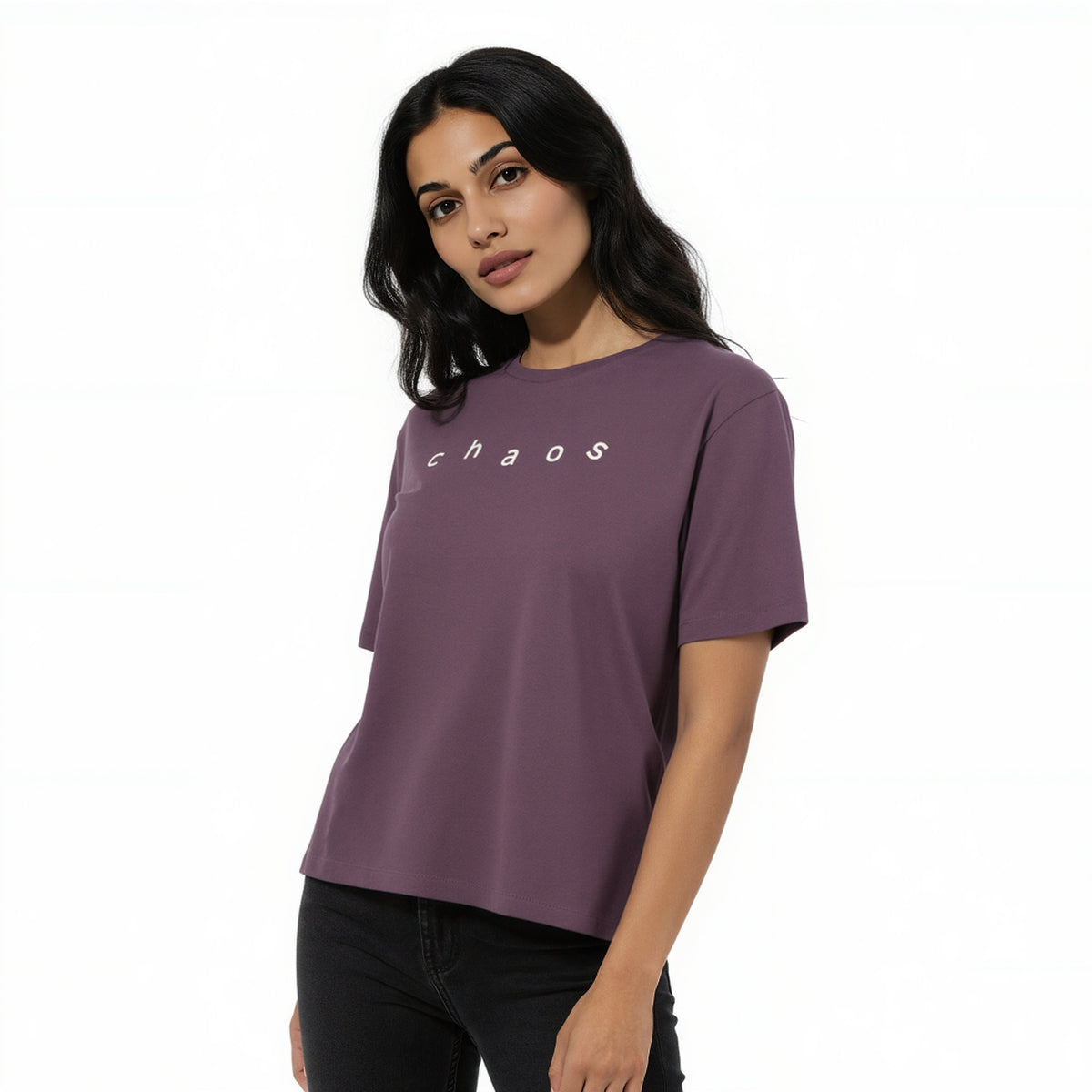 Cotton Crew Neck Graphitee