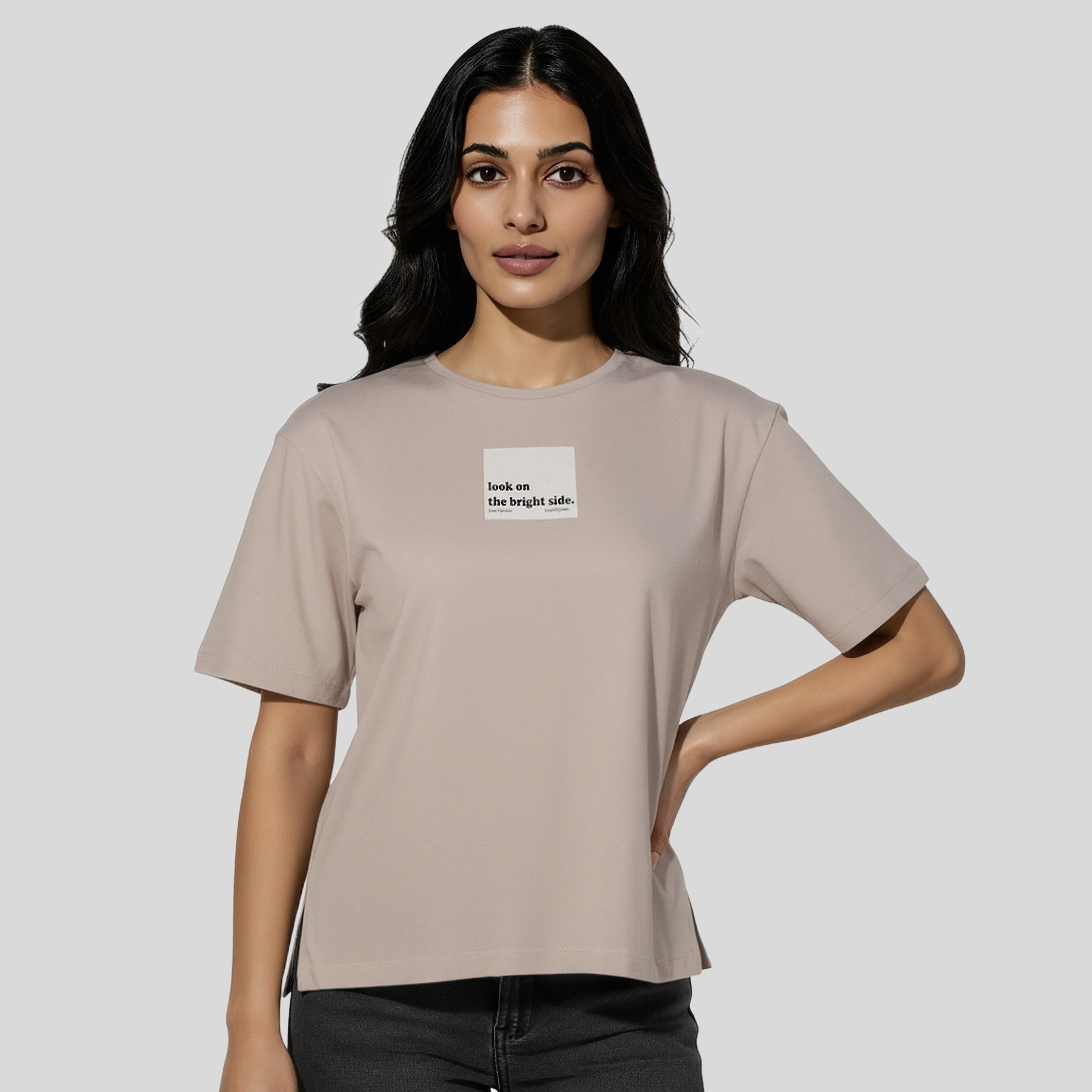 Cotton Crew Neck Graphitee