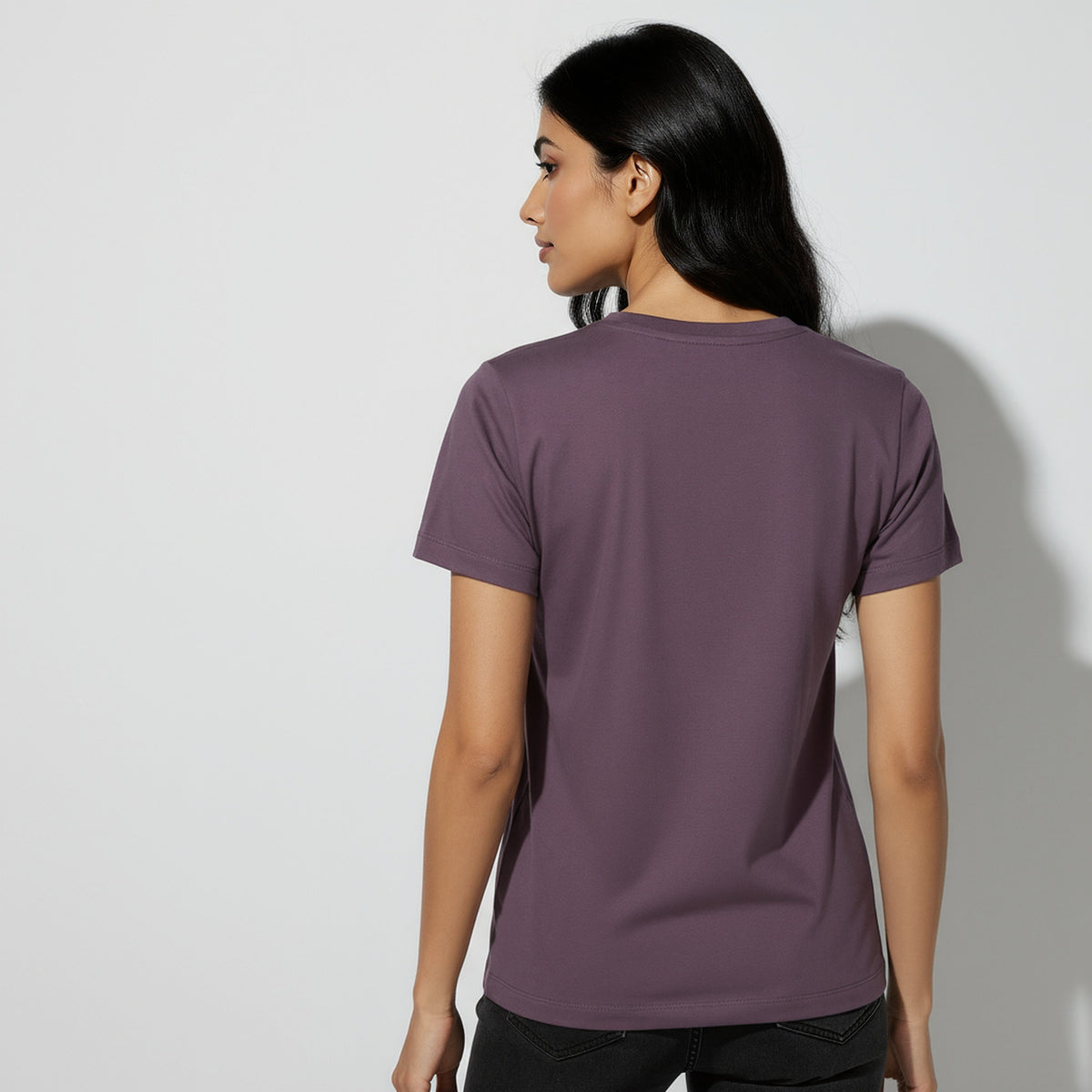 Cotton Crew Neck Graphitee