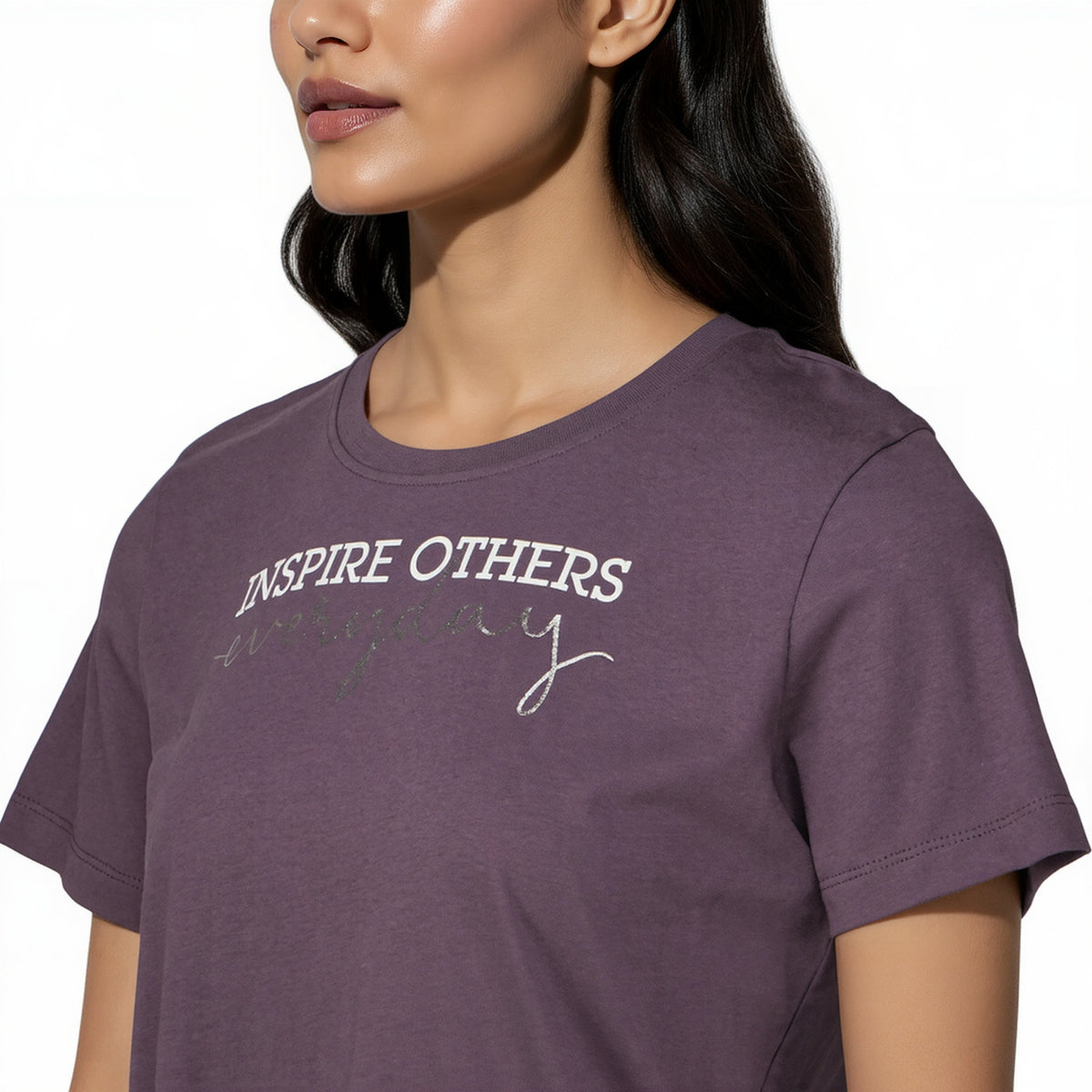 Cotton Crew Neck Graphitee
