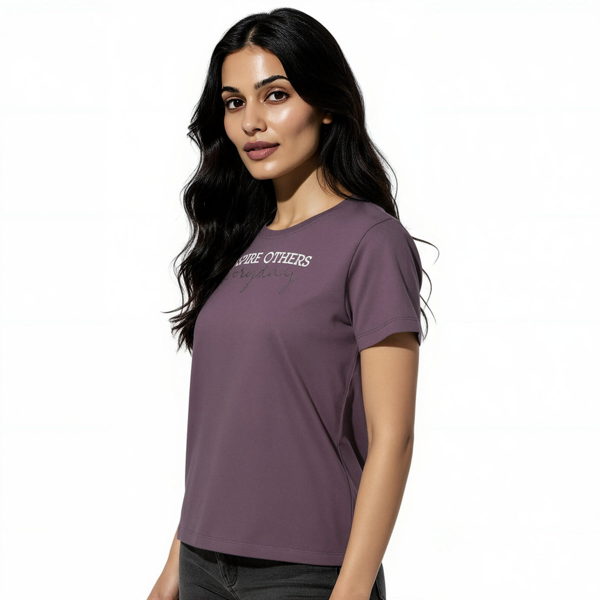 Cotton Crew Neck Graphitee
