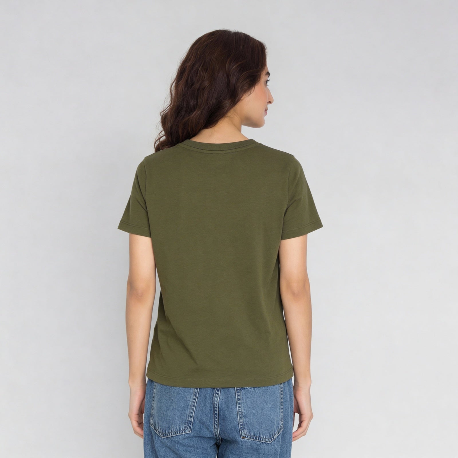 Cotton Crew Neck Graphitee