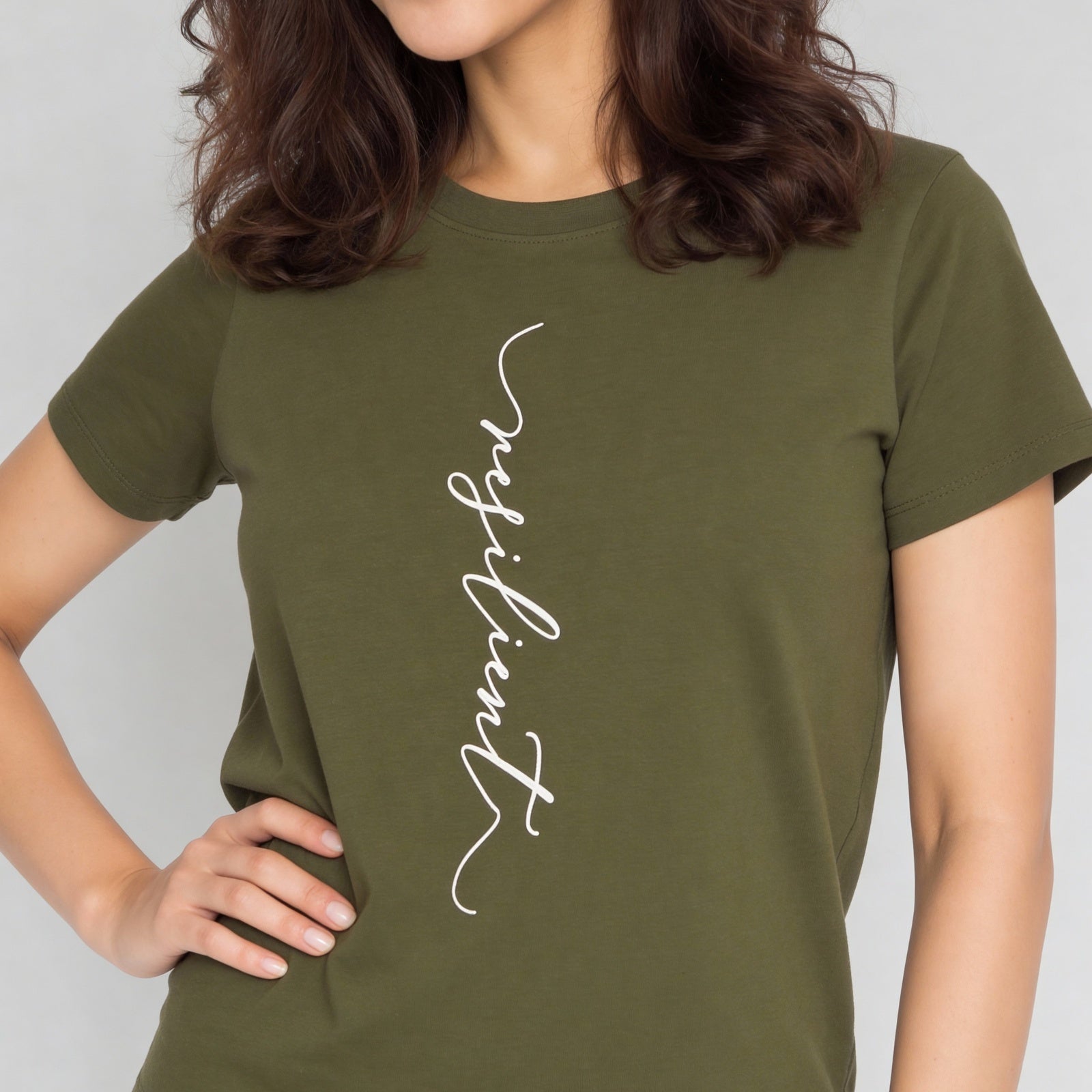 Cotton Crew Neck Graphitee