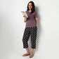 Cotton Printed Graphitee