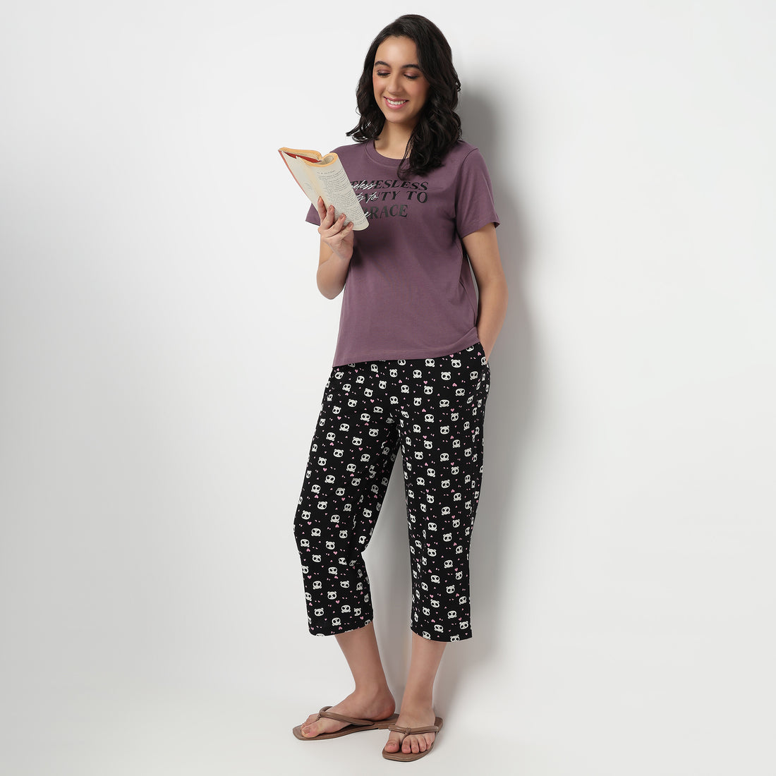 Cotton Printed Graphitee