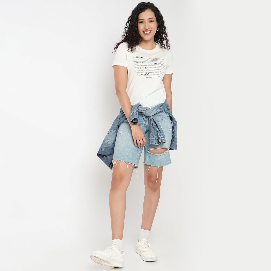 Round Neck Graphic Tees
