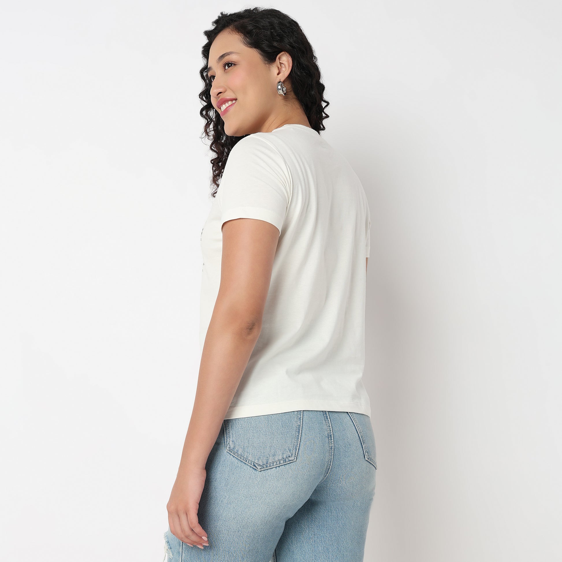 Round Neck Graphic Tees