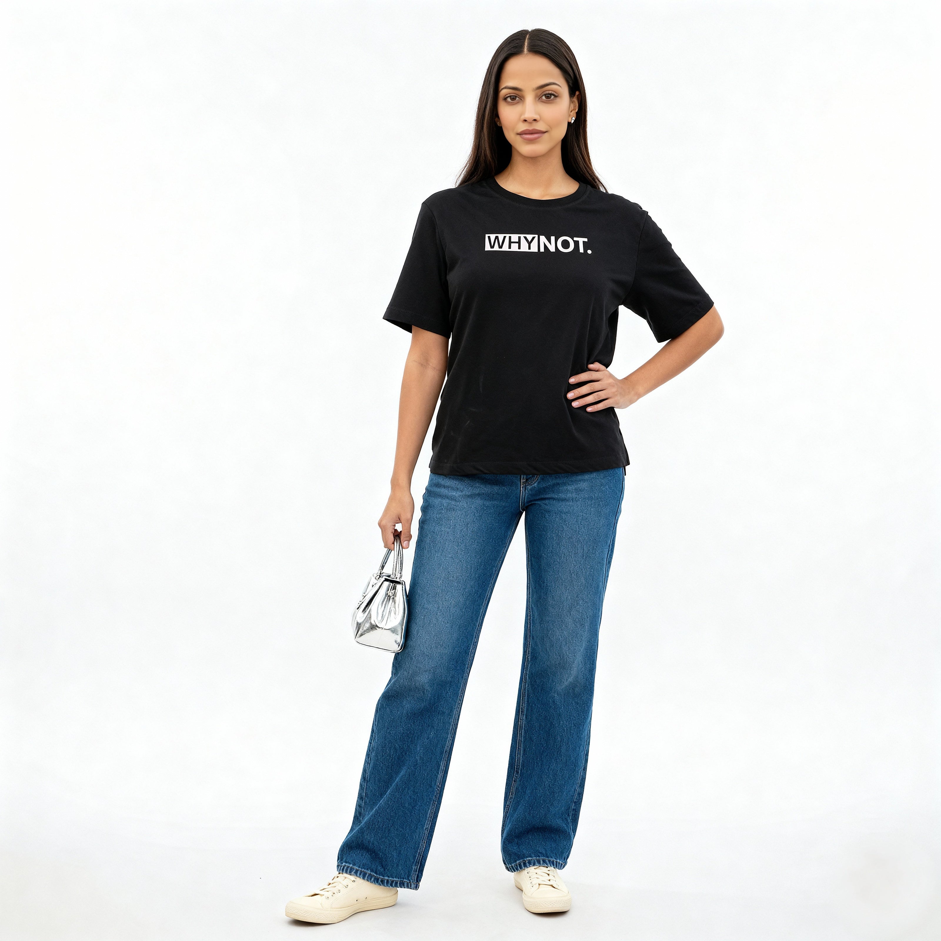 Cotton Crew Neck Graphitee