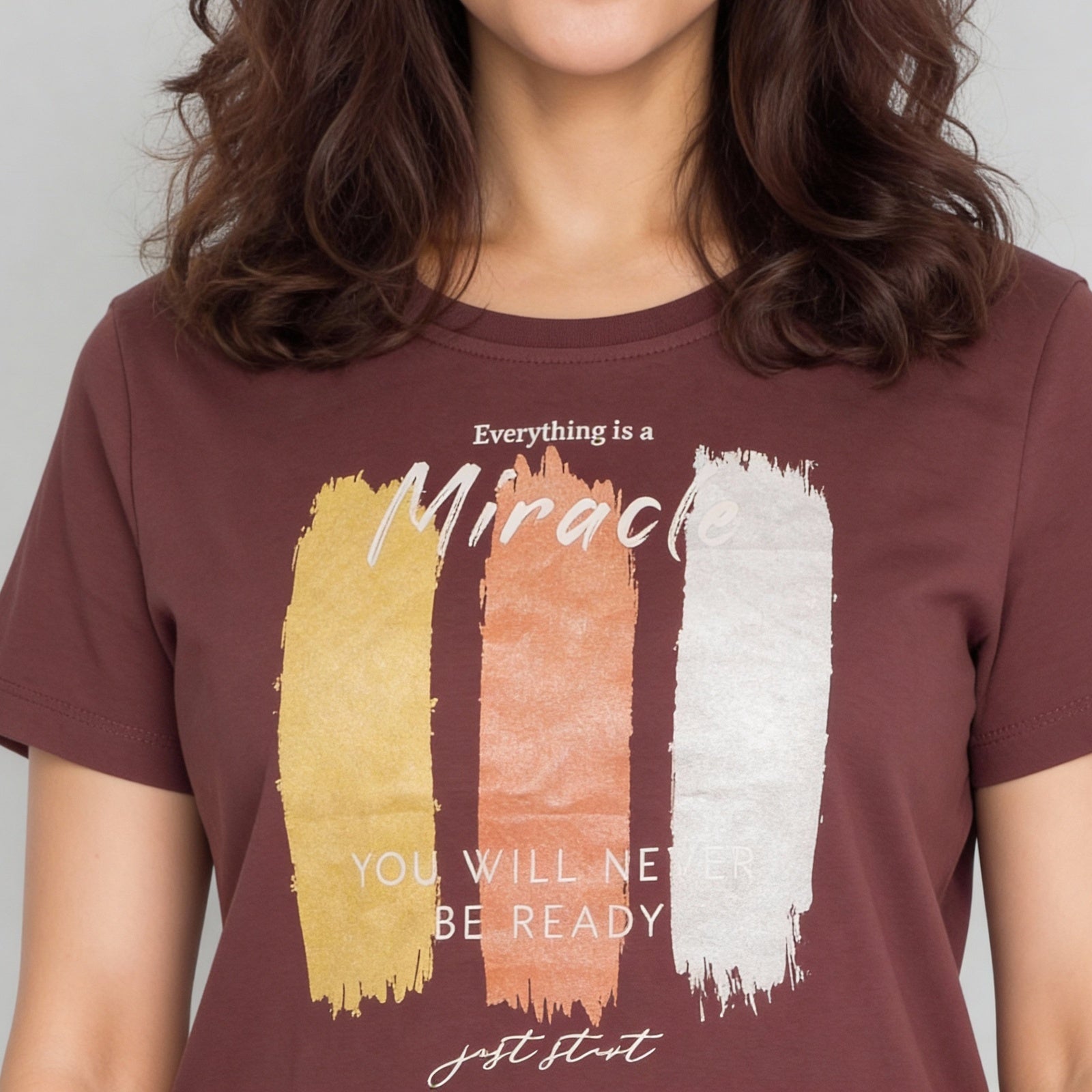 Cotton Crew Neck Graphitee