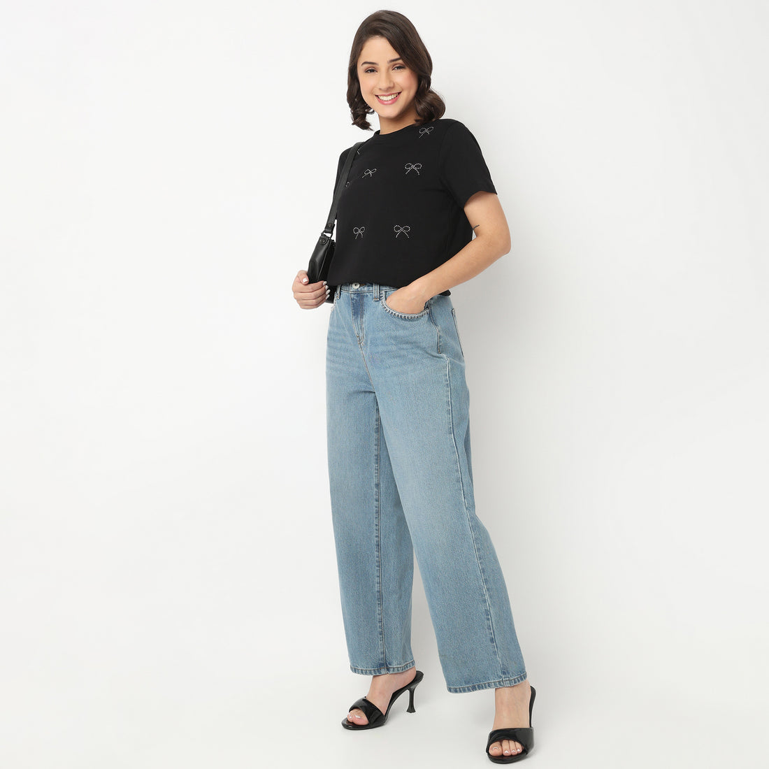 Cotton Crew Neck Graphitee
