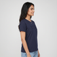 Embroidered Crew Neck Graphitee