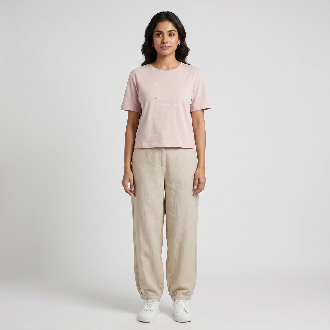 Cotton Crew Neck Graphitee