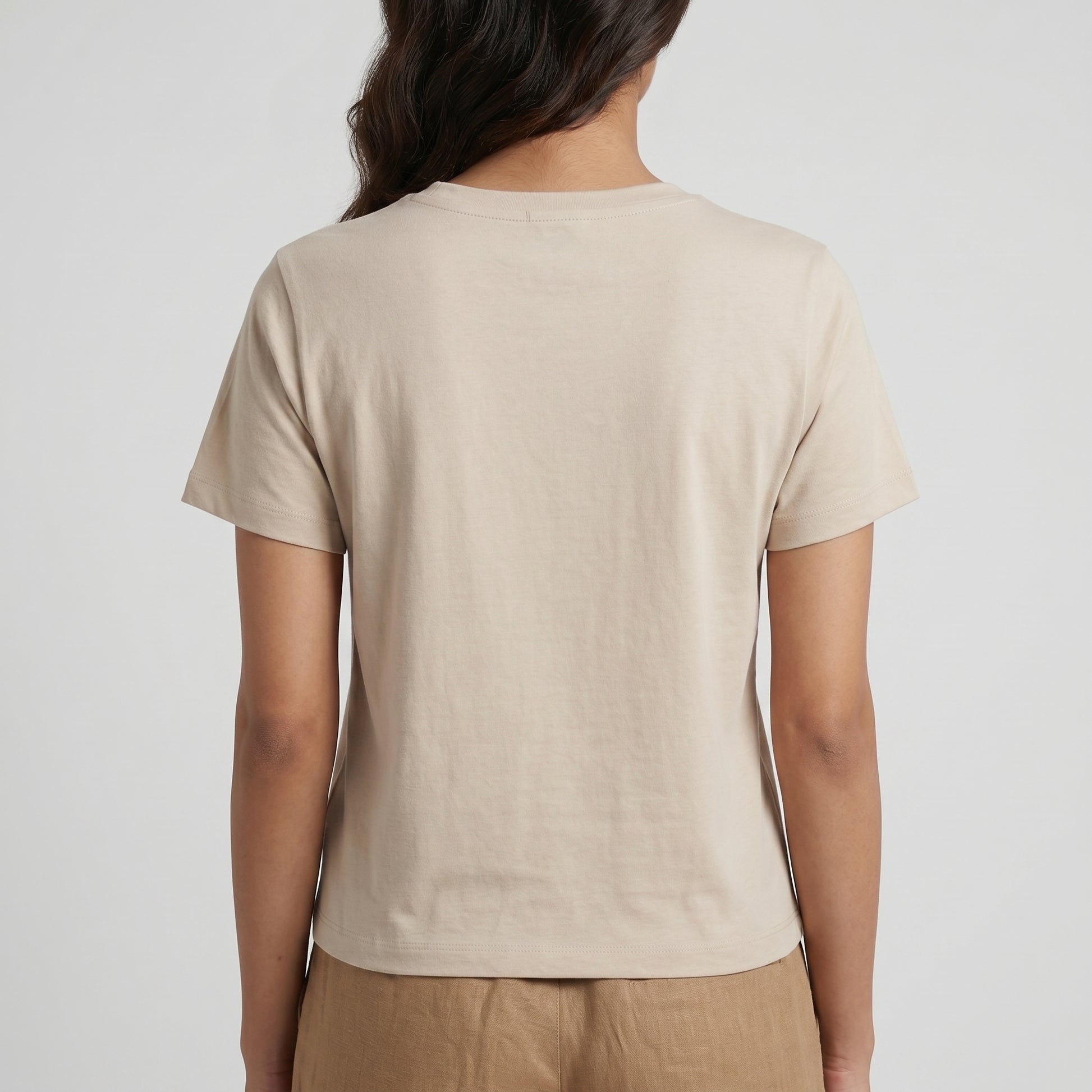 Cotton Crew Neck Graphitee