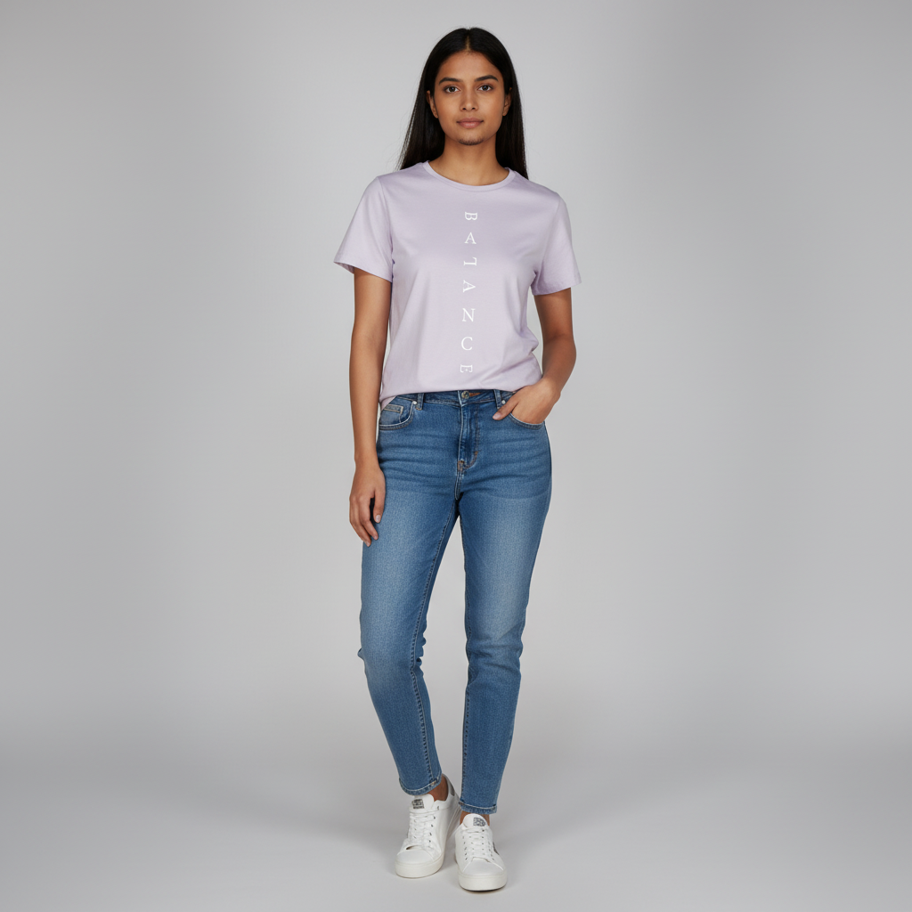 Cotton Crew Neck Graphitee