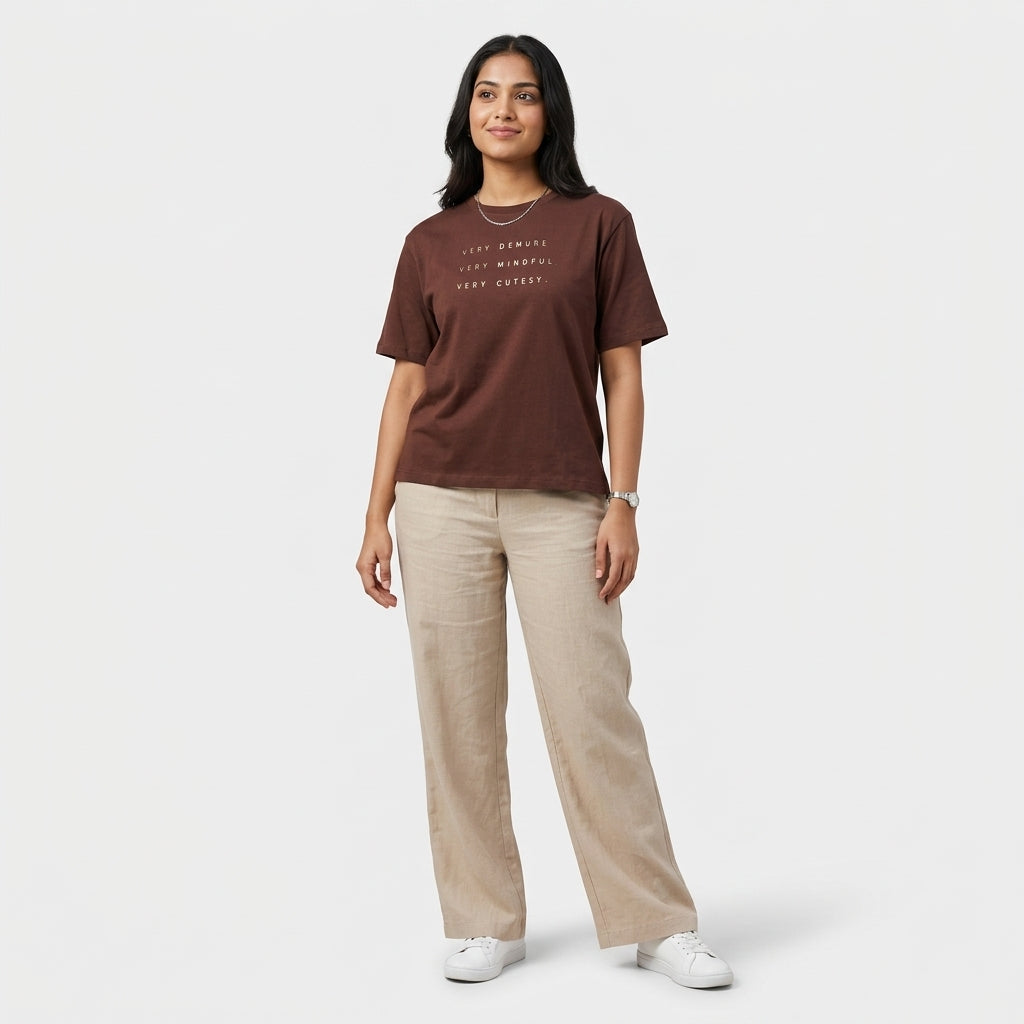 Cotton Solid T-Shirt