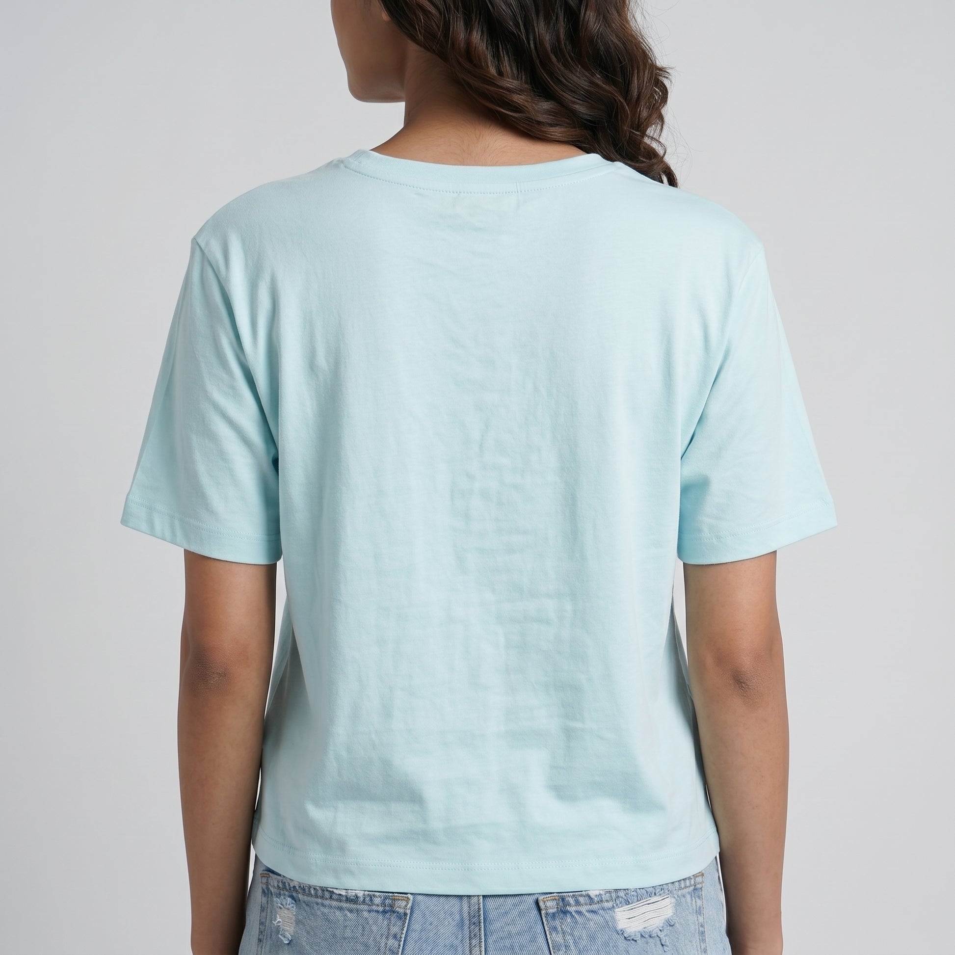 Cotton Crew Neck Graphic T-Shirt