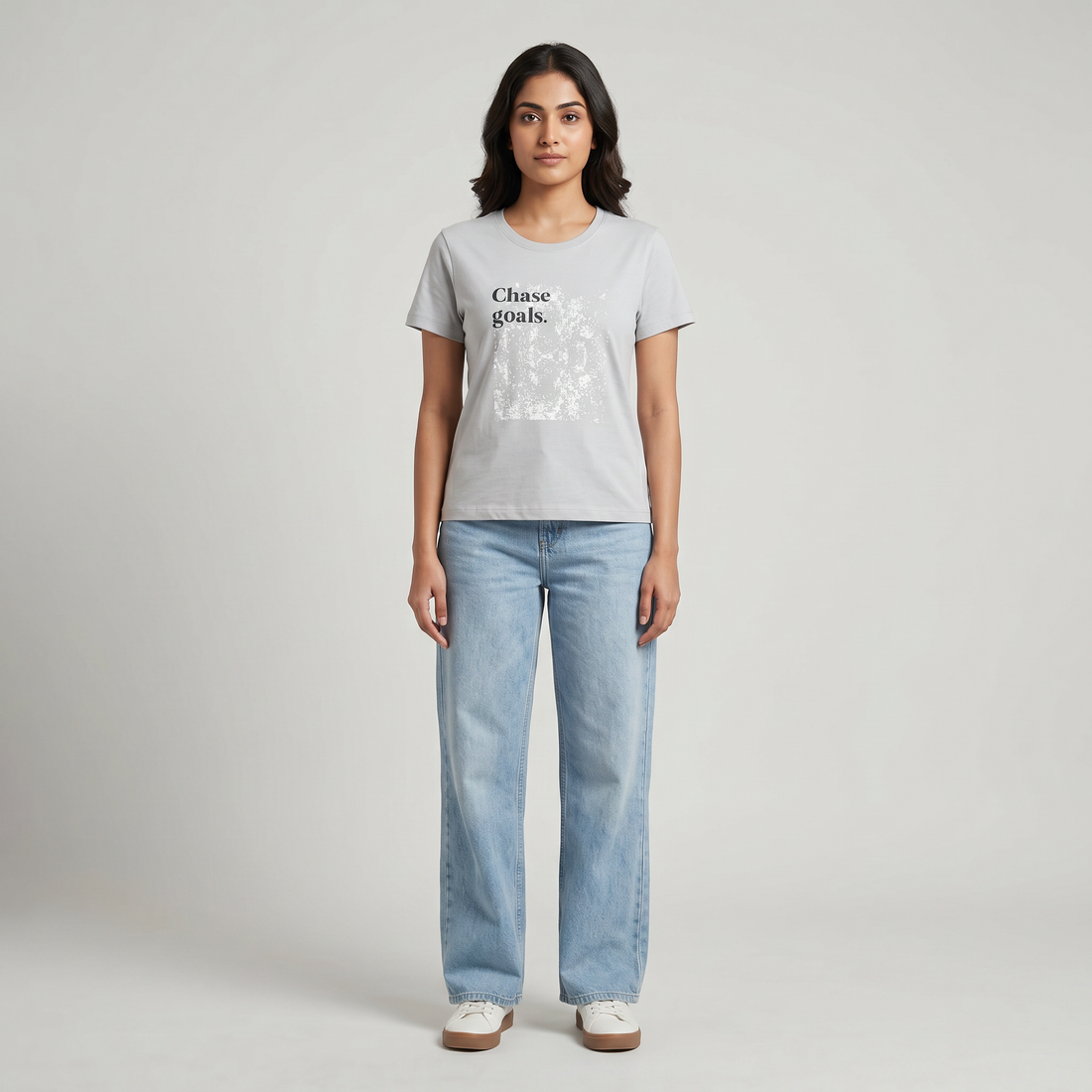 Cotton Crew Neck Graphitee