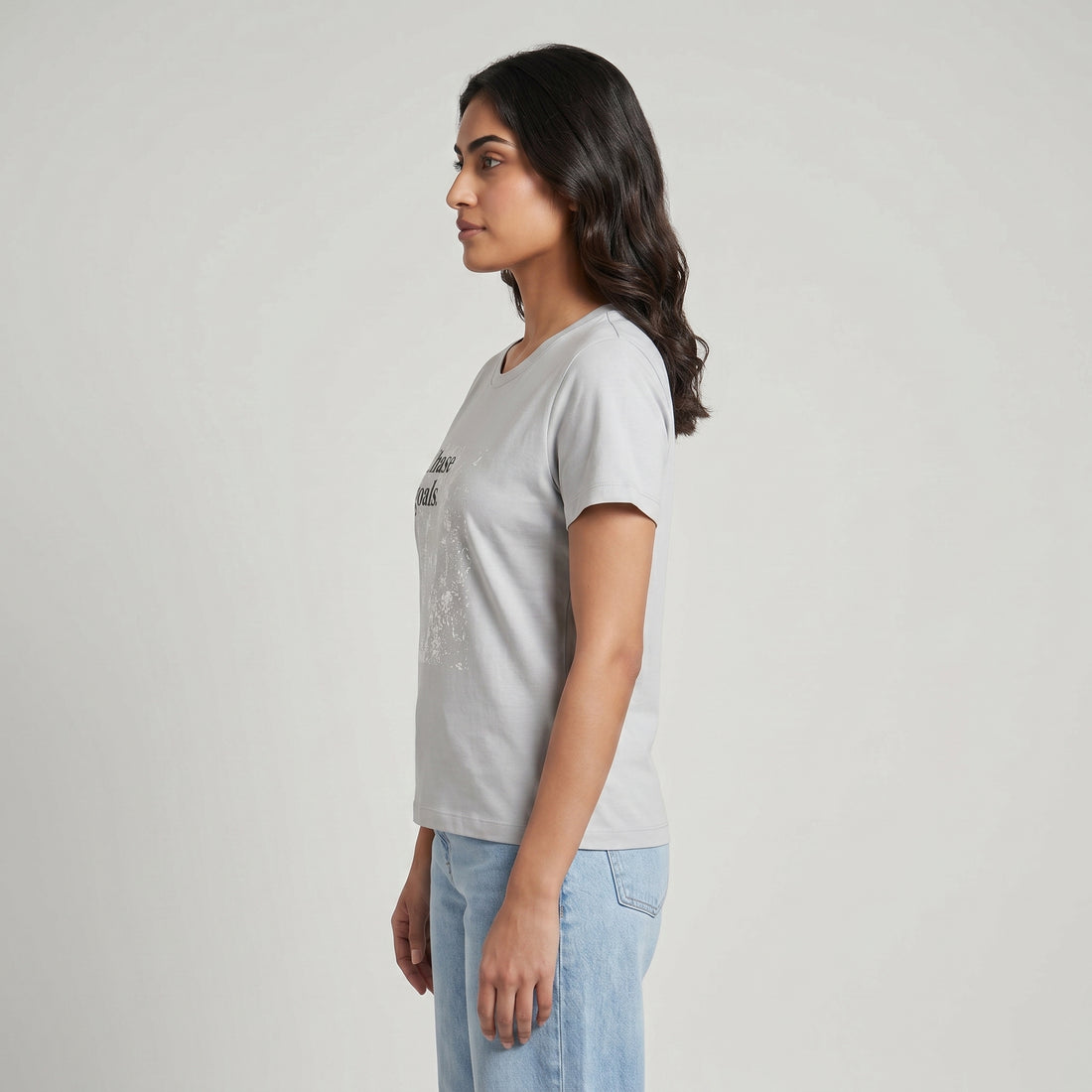 Cotton Crew Neck Graphitee