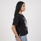 Cotton Crew Neck Graphitee