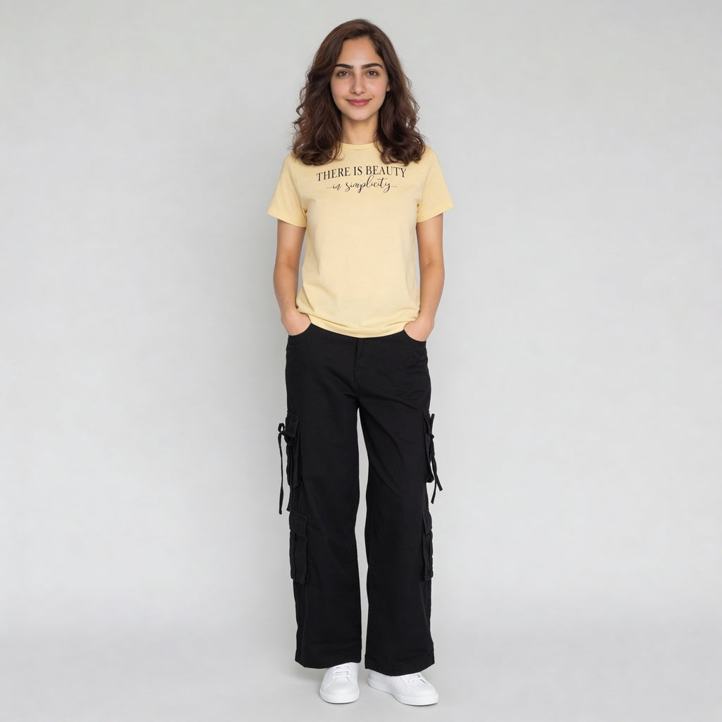 Cotton Graphic Crew Neck T-Shirt