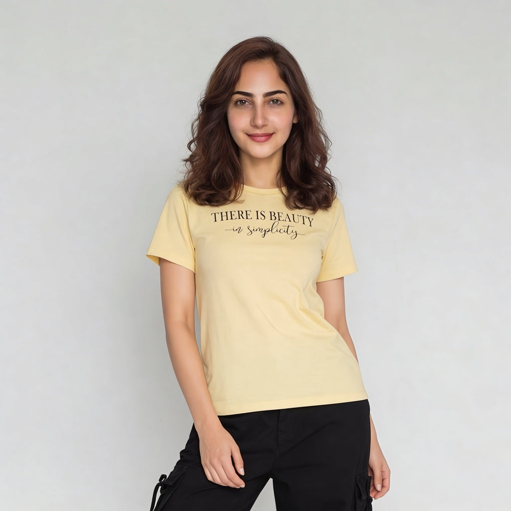Cotton Graphic Crew Neck T-Shirt