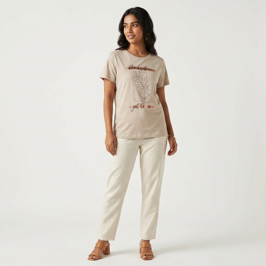 Cotton Graphic Regular T-Shirt
