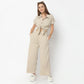 Flare Fit Solid High Rise Palazzos