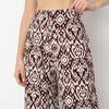 Regular Fit Printed Ankle Length Mid Rise Palazzos