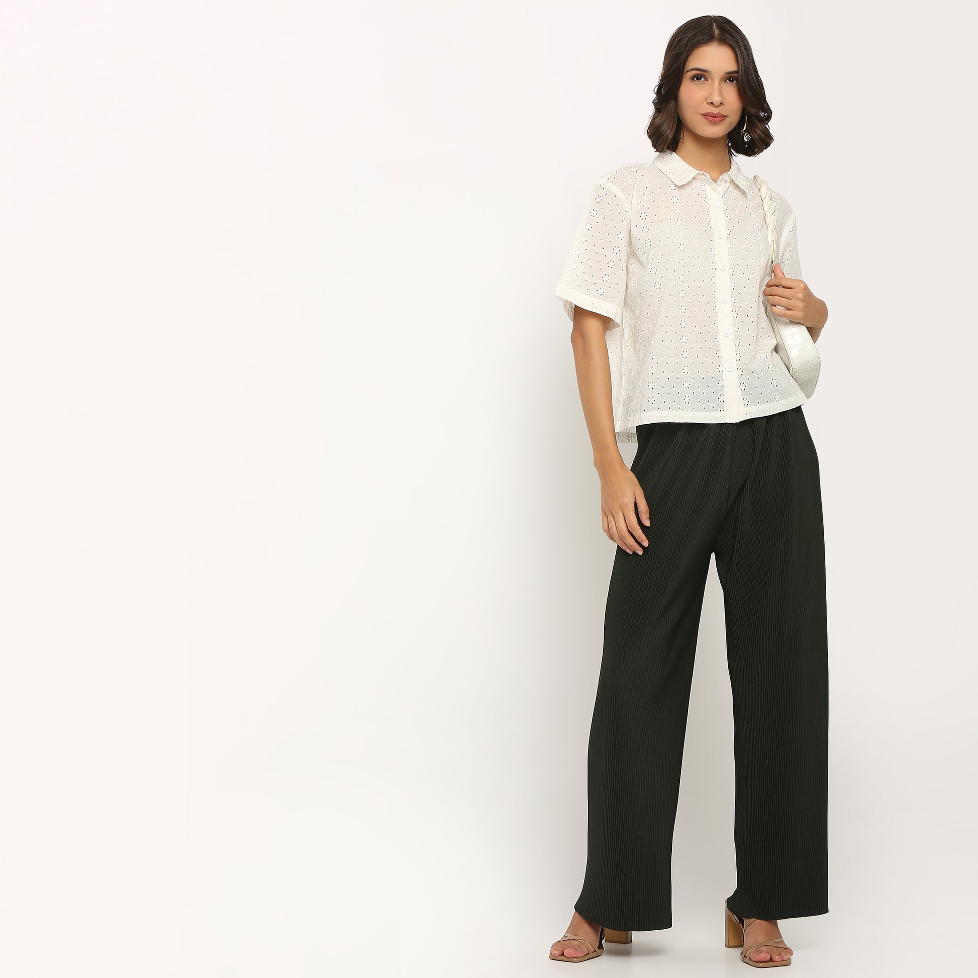 Polyester Structured Palazzos