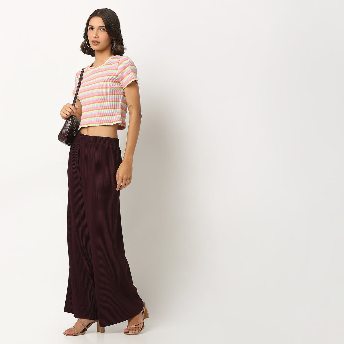 Polyester Structured Palazzos