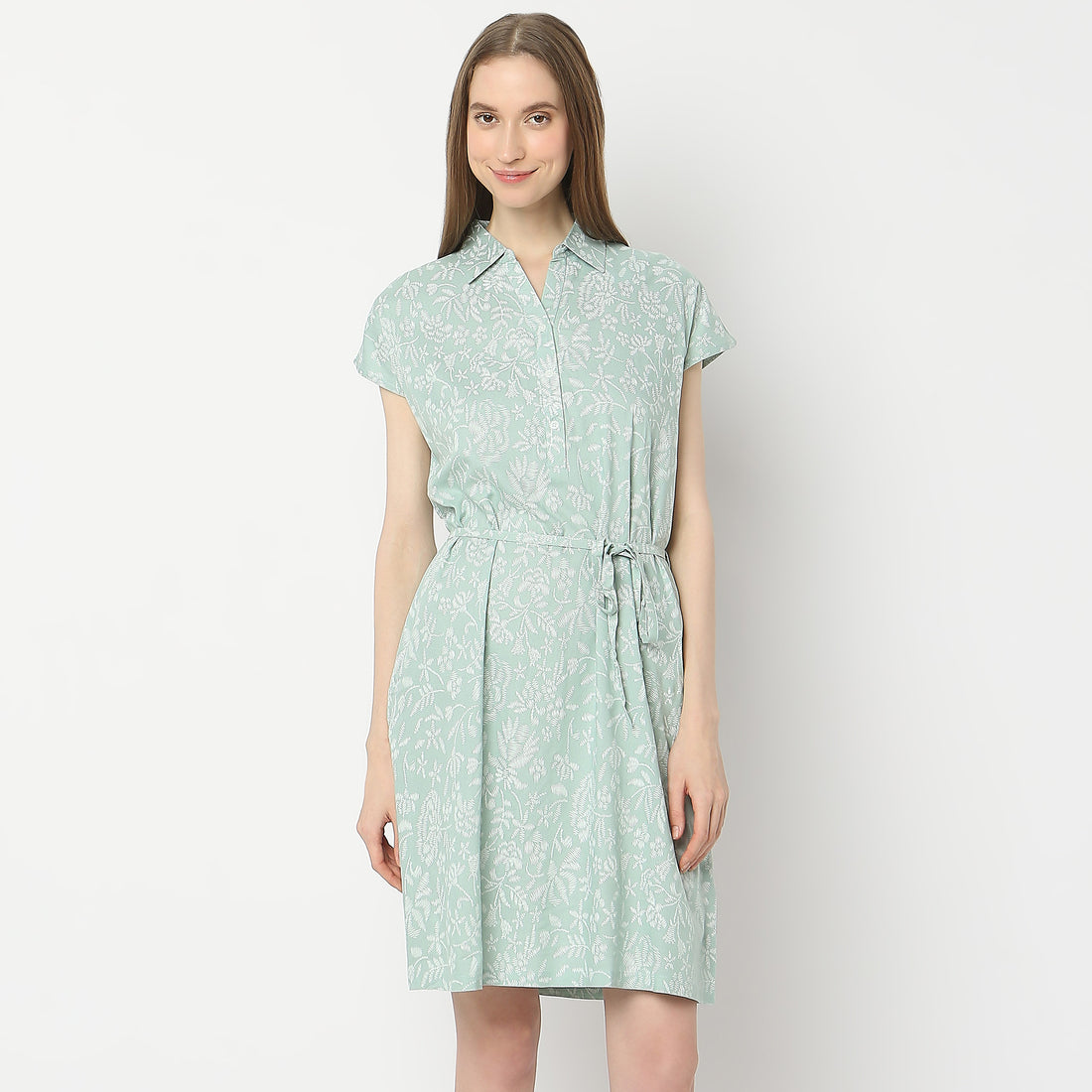 Regular Fit Floral Gown