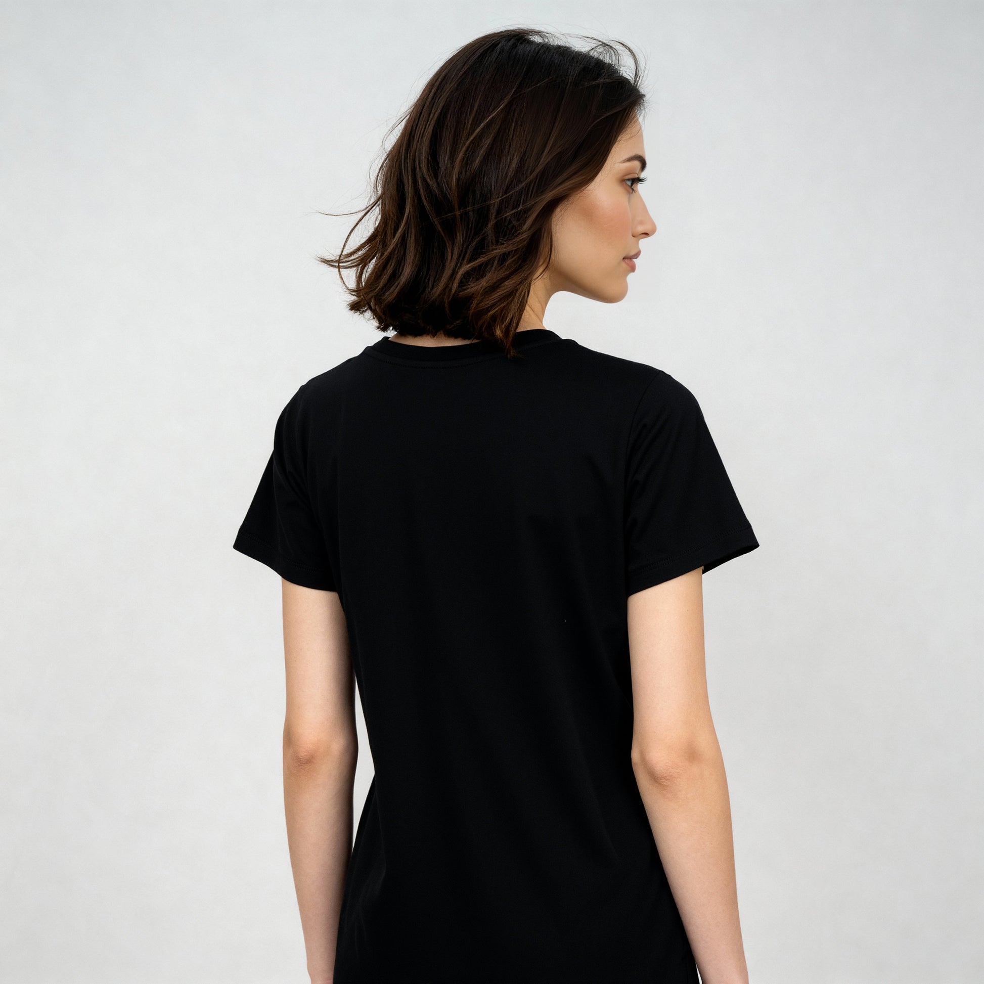 Cotton Graphic Short Gown