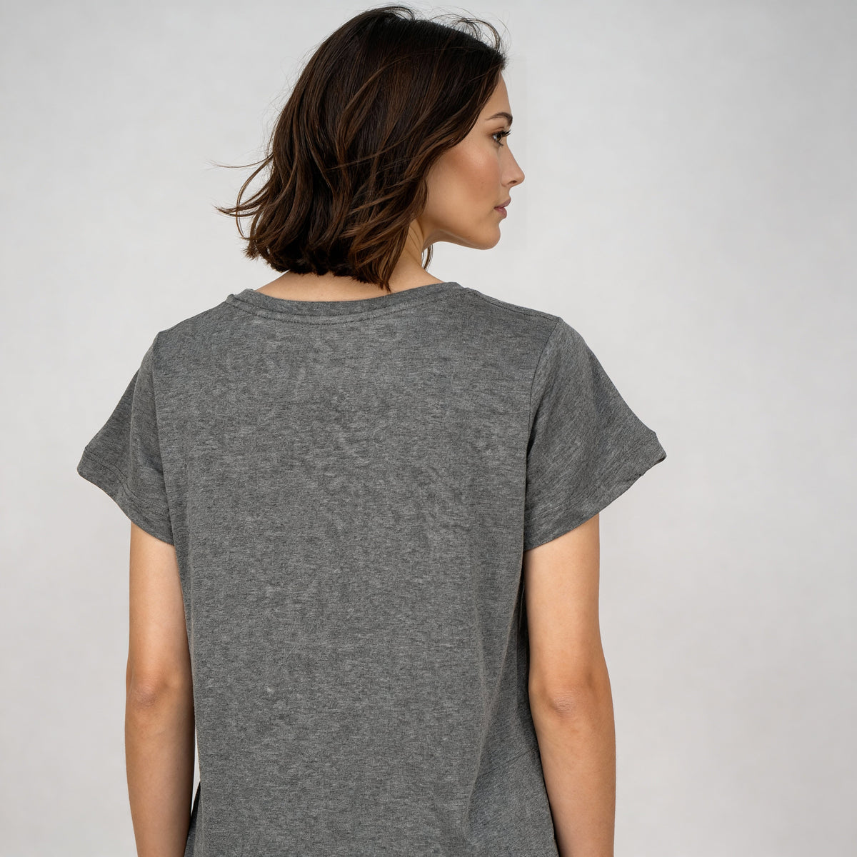 Cotton Graphic Short Gown