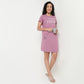Buy Women Regular Fit Printed Short Sleeve Gown  - Style Union