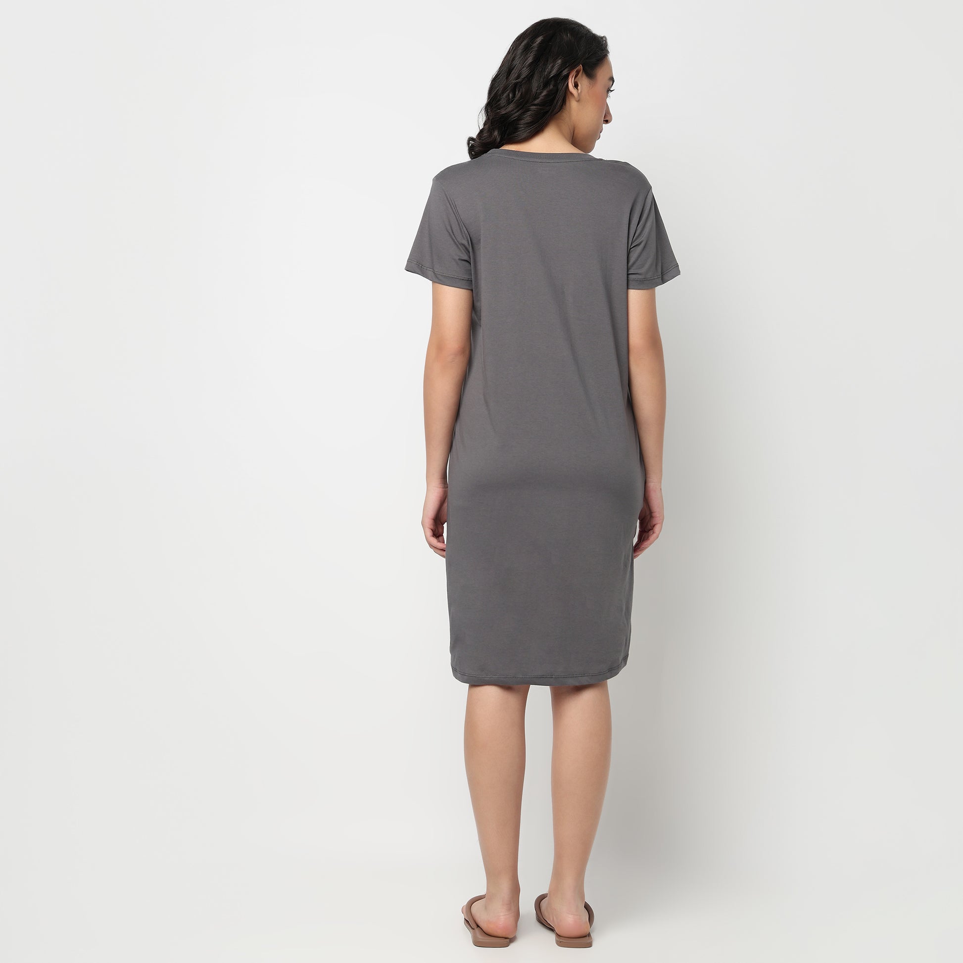 Cotton Printed Short Gown