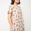 Cotton Printed Short Gown