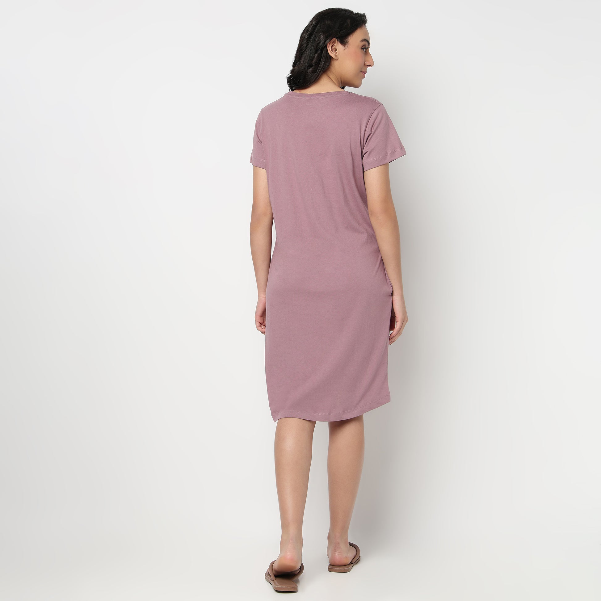 Cotton Printed Short Gown