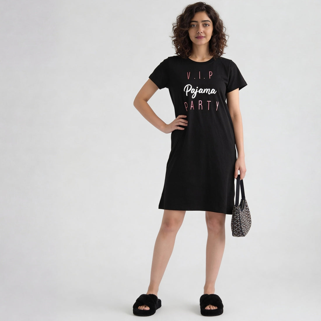 Cotton Floral Short Sleeve Gown