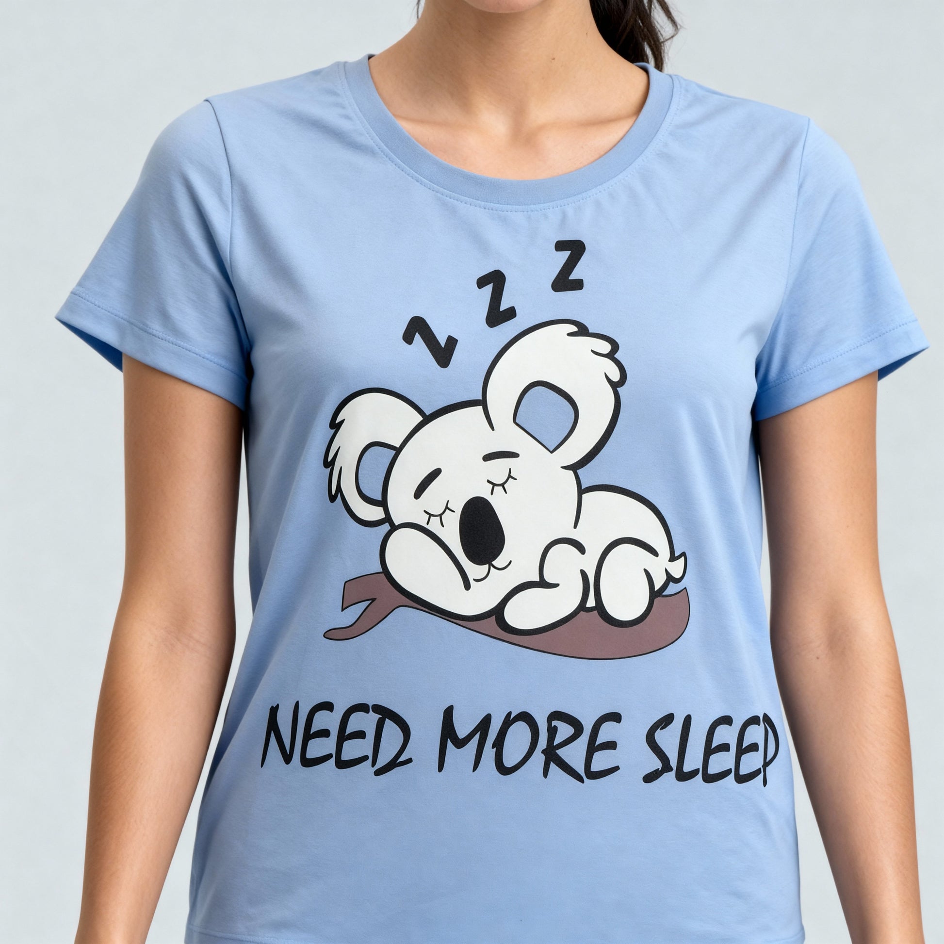 Cotton Chest Printed Short Gown