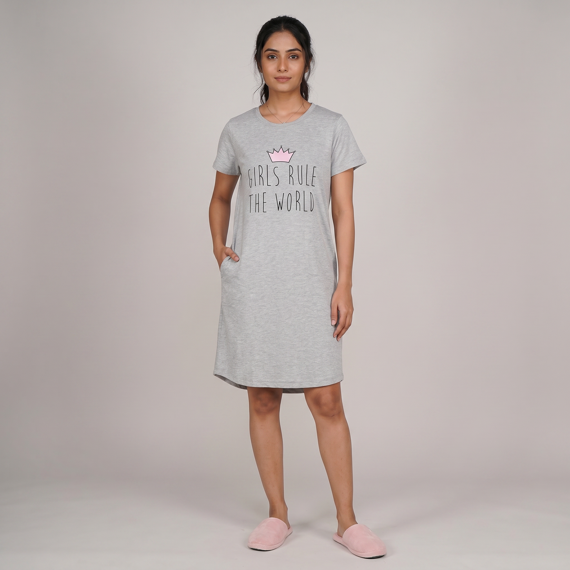 Cotton Printed Gown