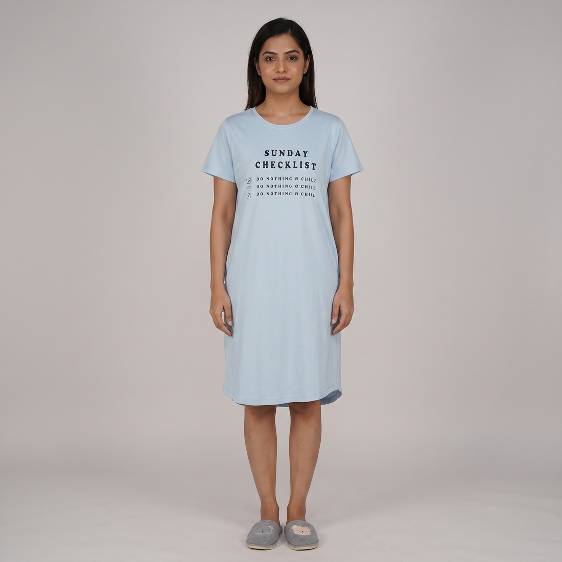 Cotton Printed Gown