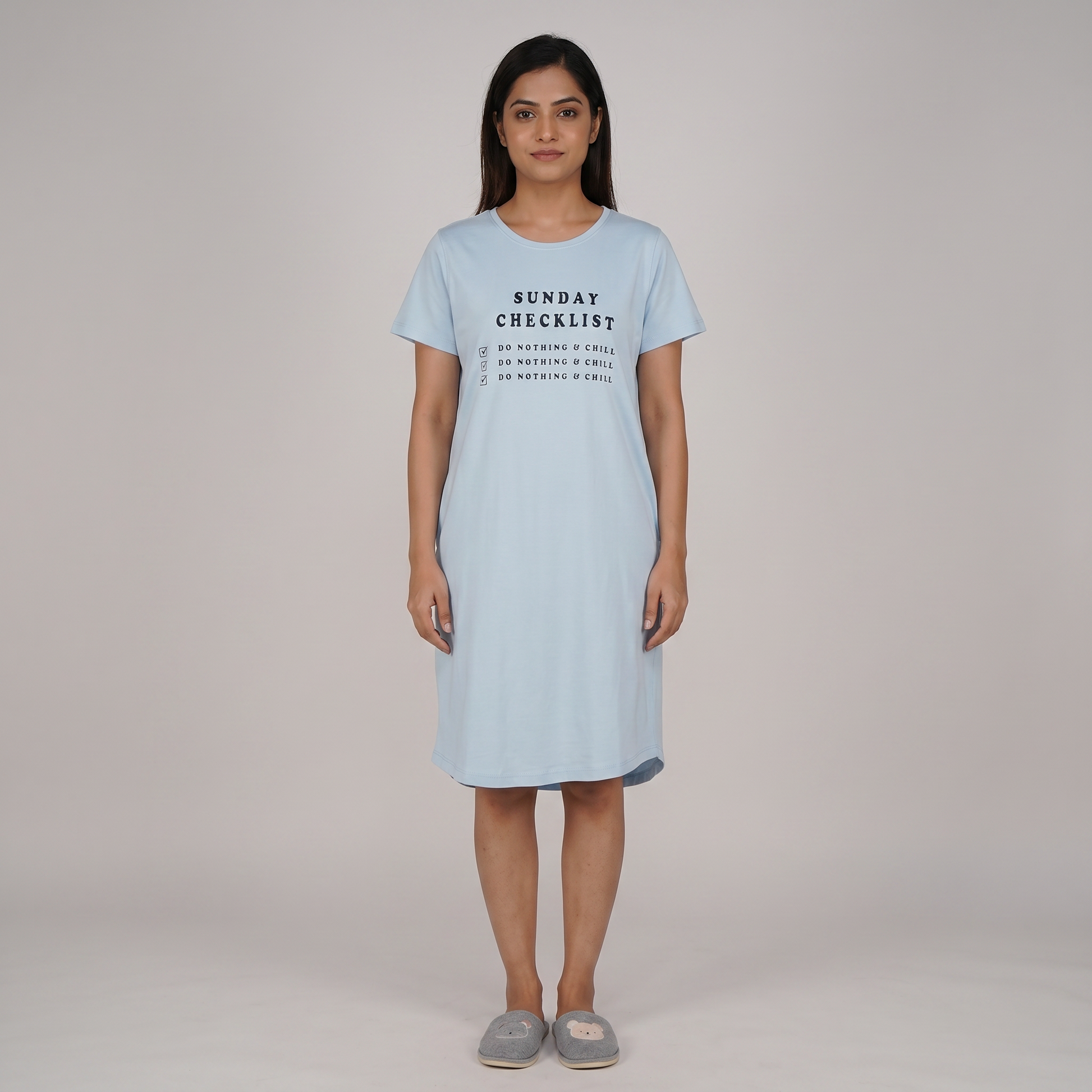 Cotton Printed Gown