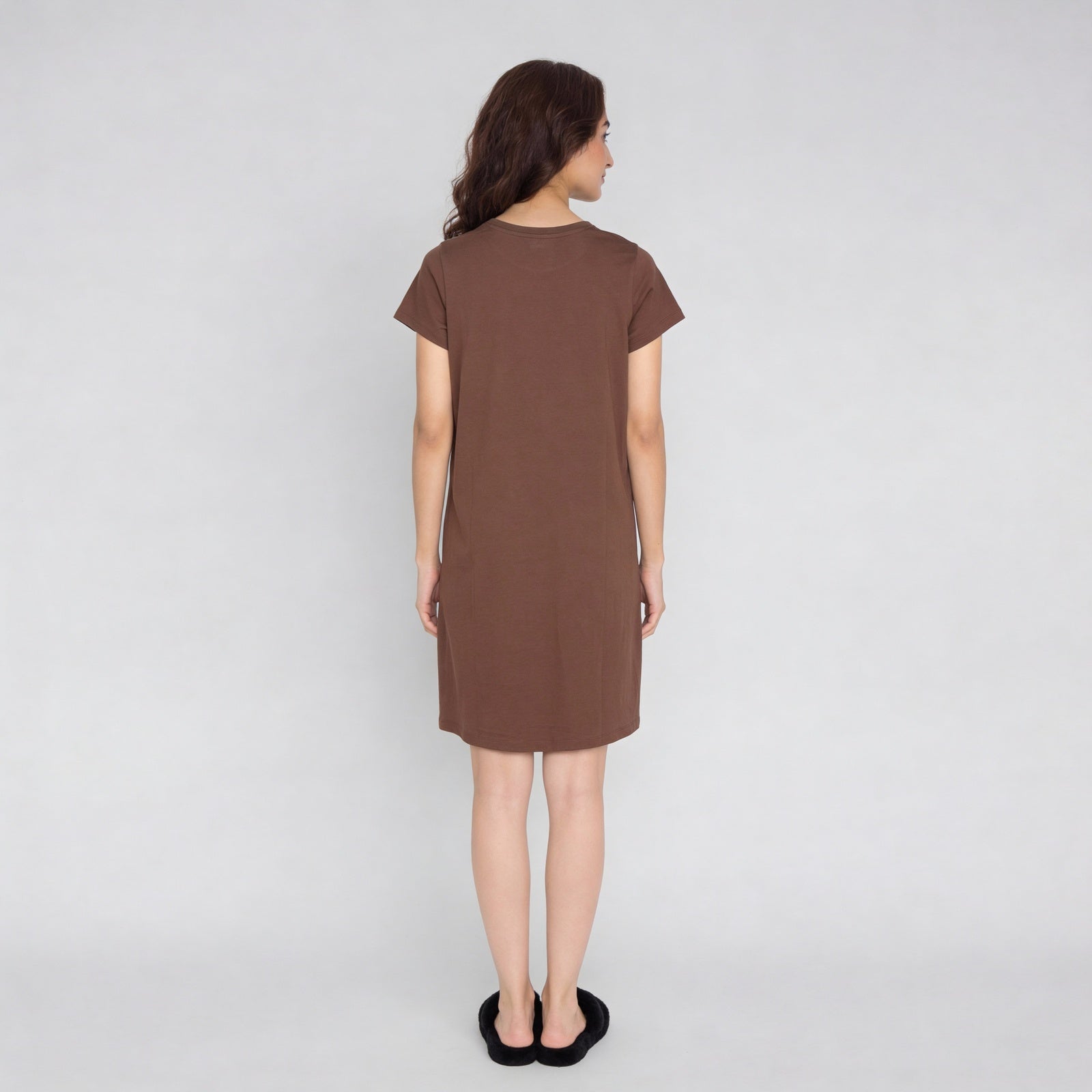 Cotton Floral Short Sleeve Gown