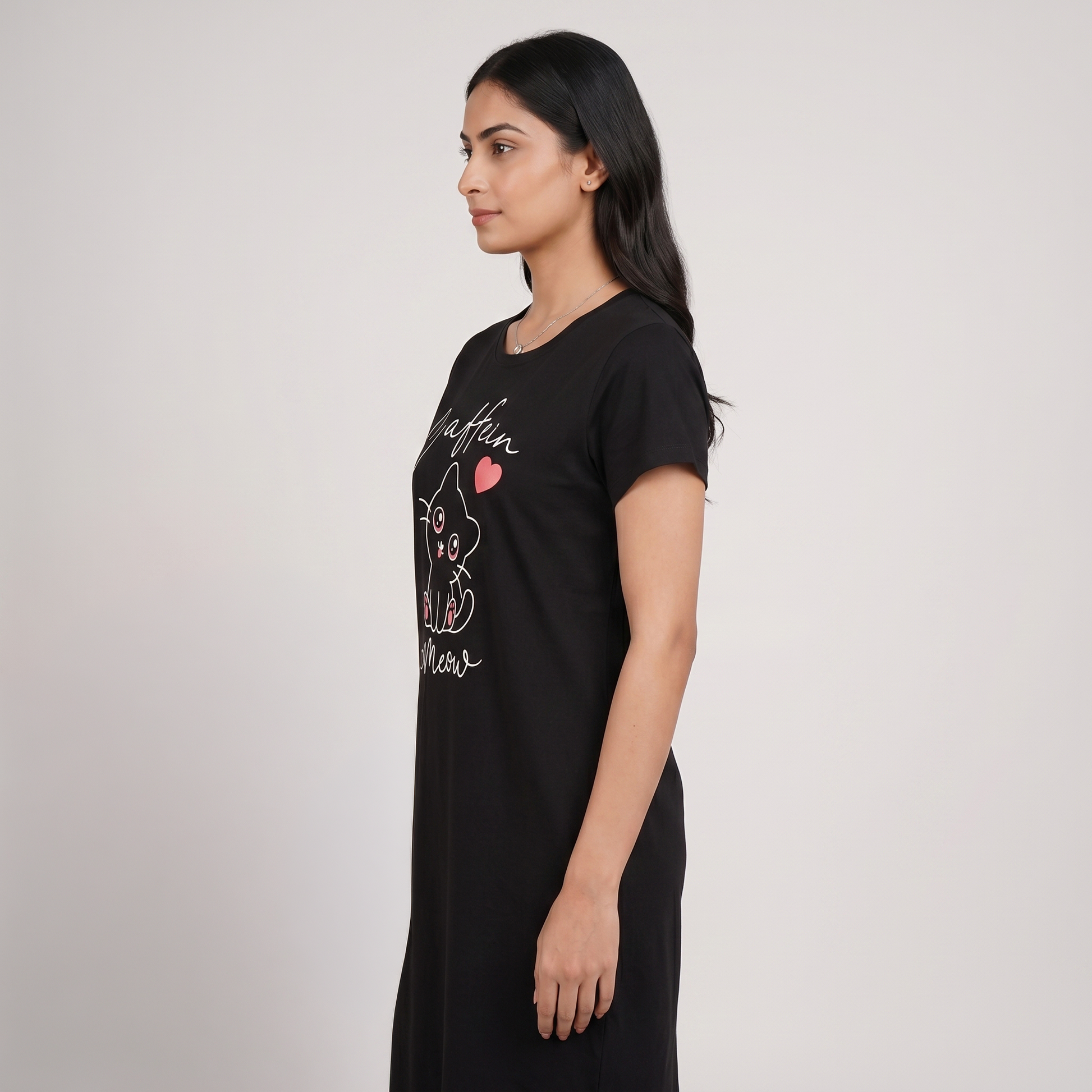 Cotton Printed Short Gown