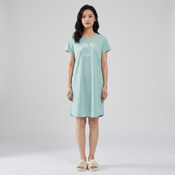 Cotton Printed Short Gown