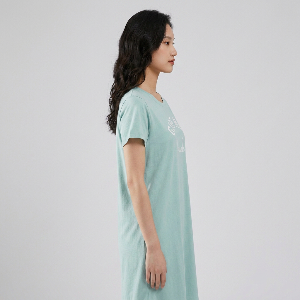 Cotton Printed Short Gown