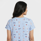 Cotton Printed Short Gown