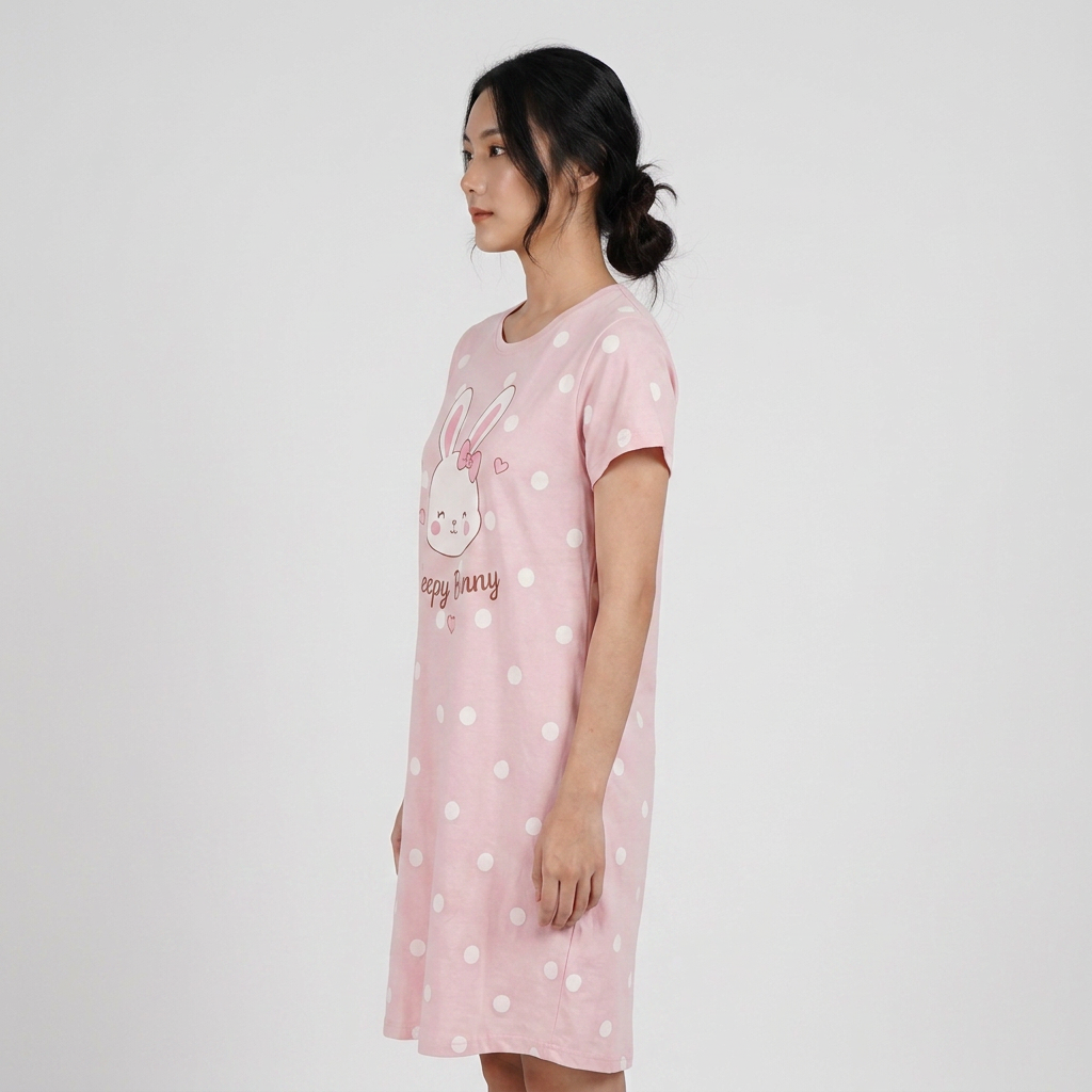 Cotton Printed Short Gown