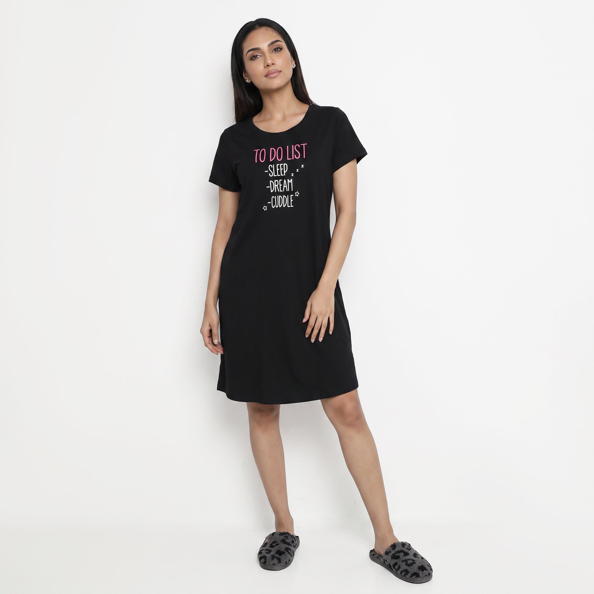 Cotton Printed Short Gown