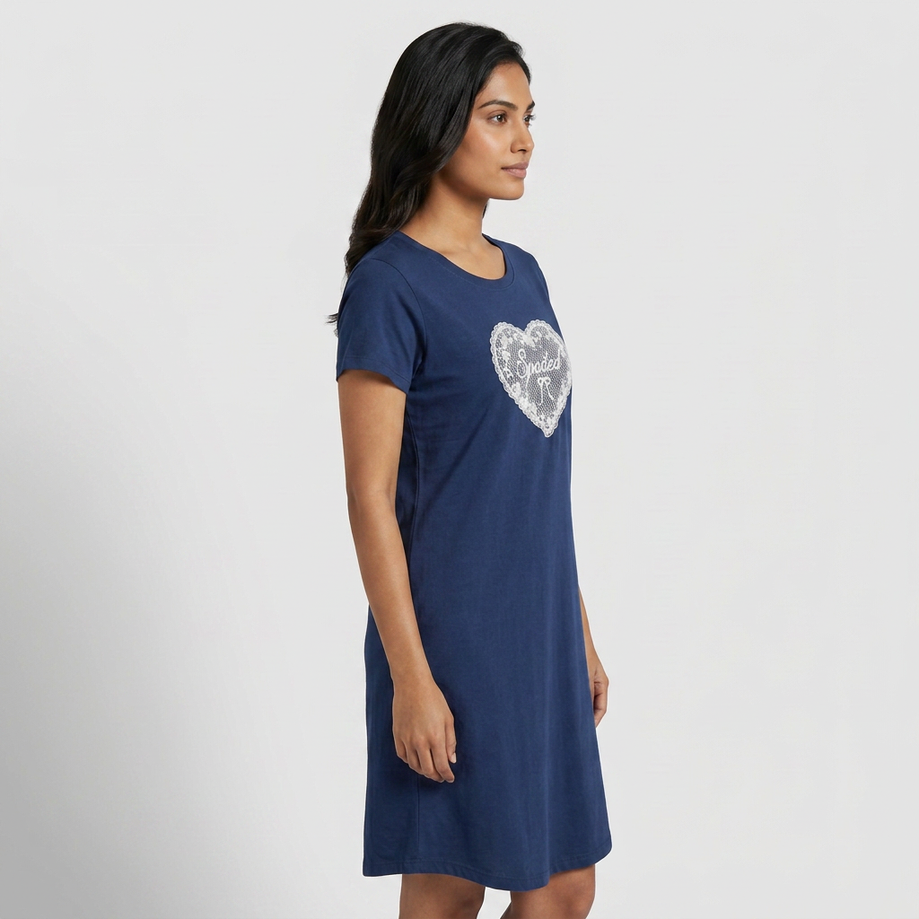 Cotton Printed Short Gown